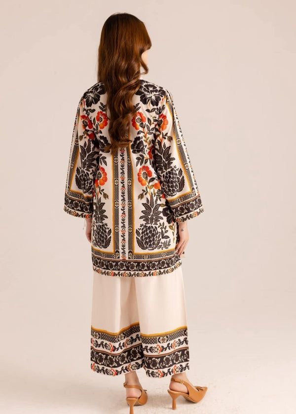 DIGITAL PRINT 3PC SILK UNSTITCHED SUIT 126