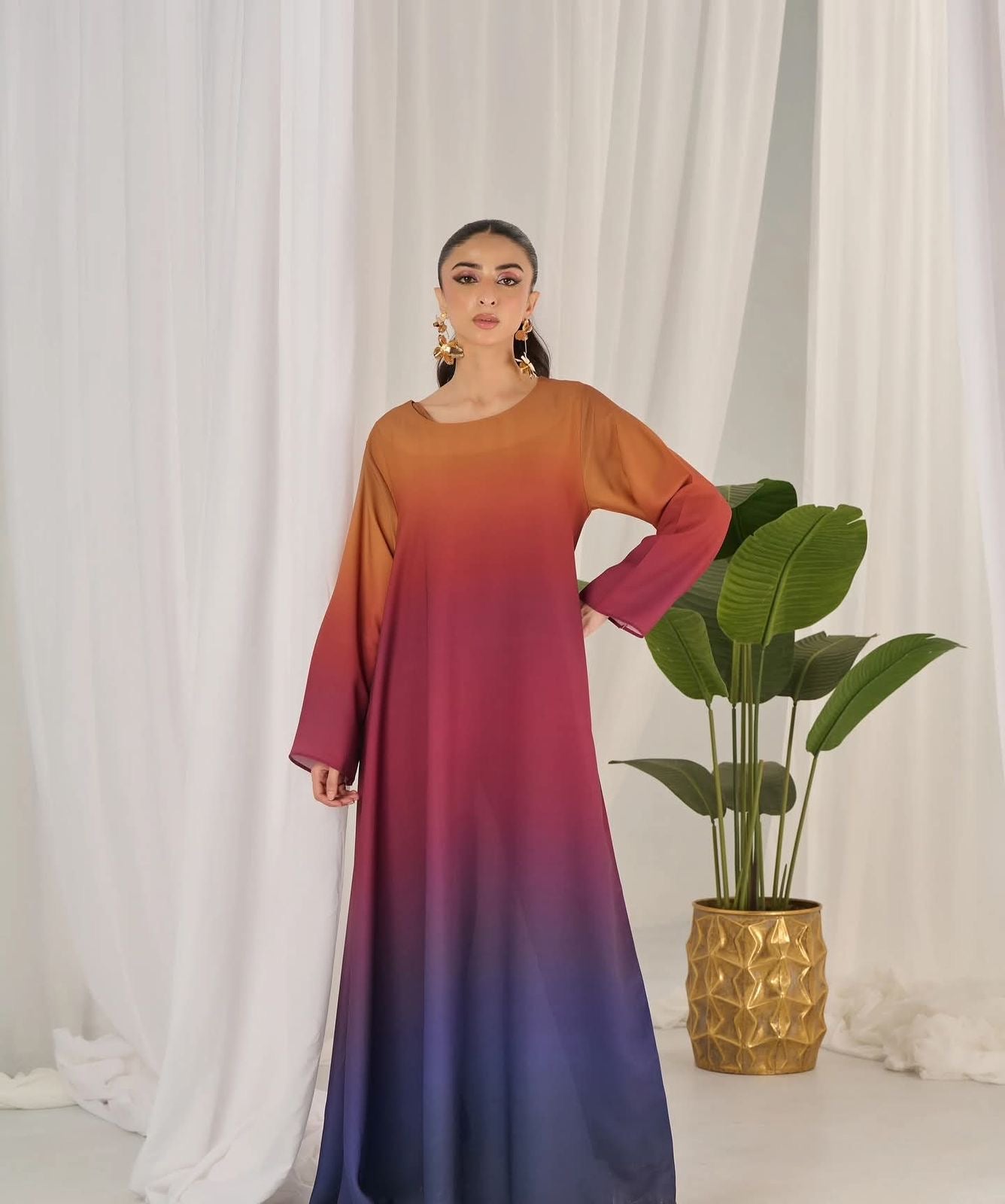 DIGITAL PRINT 3PC SILK UNSTITCHED SUIT 105