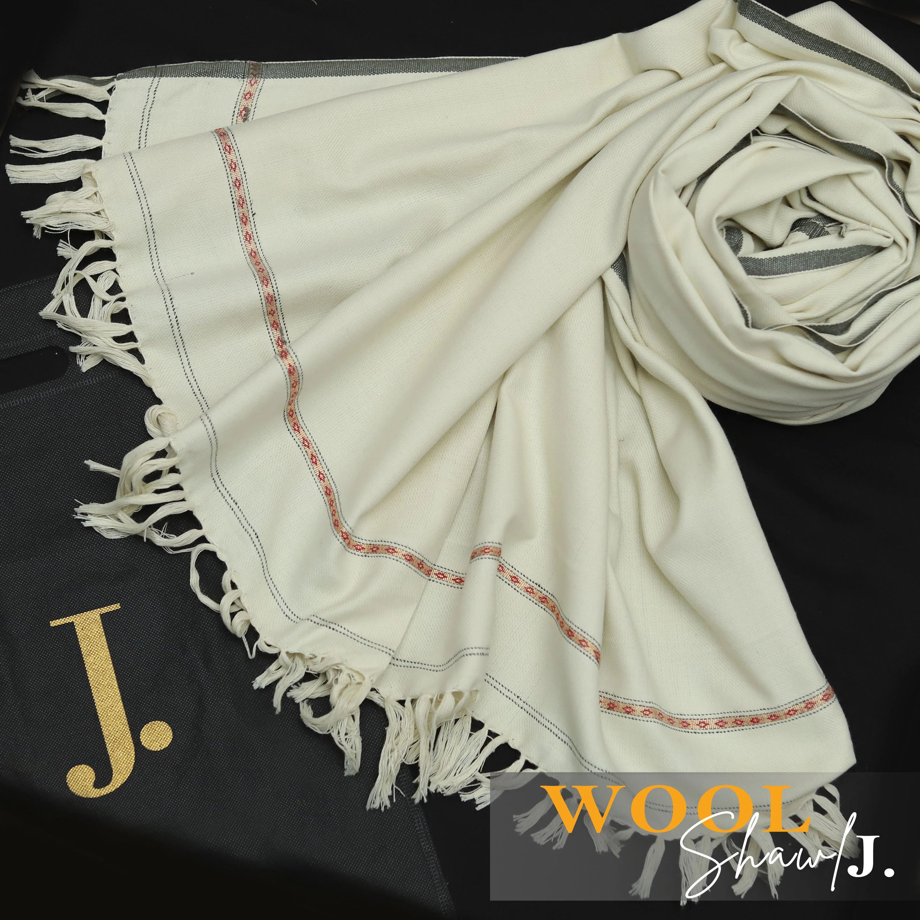 J. Exclusive Wool Shawl BOSKI