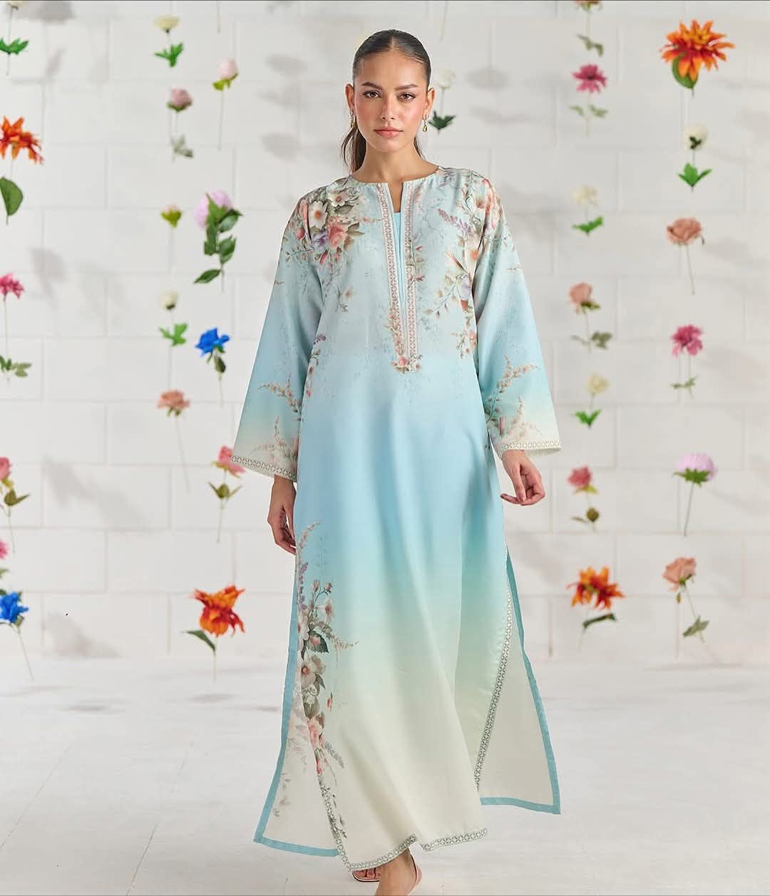 DIGITAL PRINT 3PC SILK UNSTITCHED SUIT 113