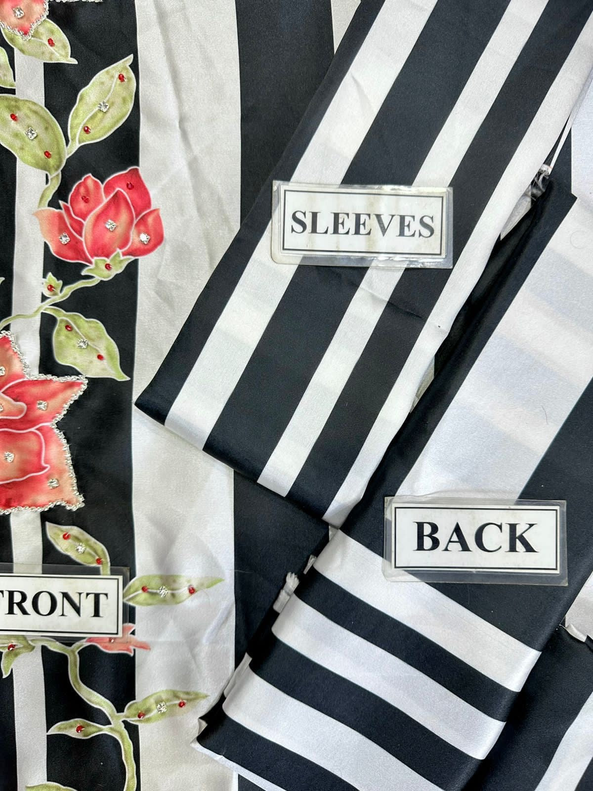 DIGITAL PRINT 3PC SILK UNSTITCHED SUIT 127