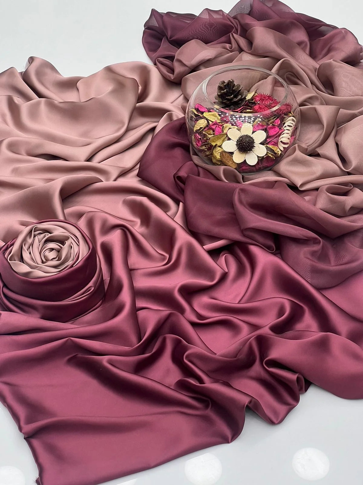 Shamoze Silk Digital Tye ‘N’ Dye 3pc Unstitched Suit - 155