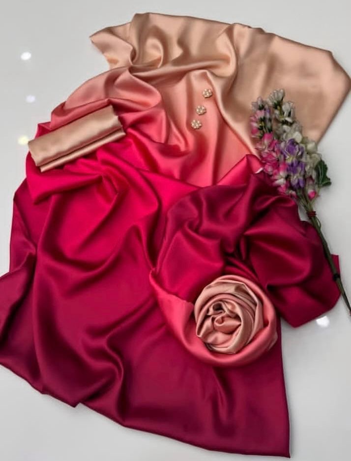 DIGITAL PRINT 3PC SILK UNSTITCHED SUIT 109