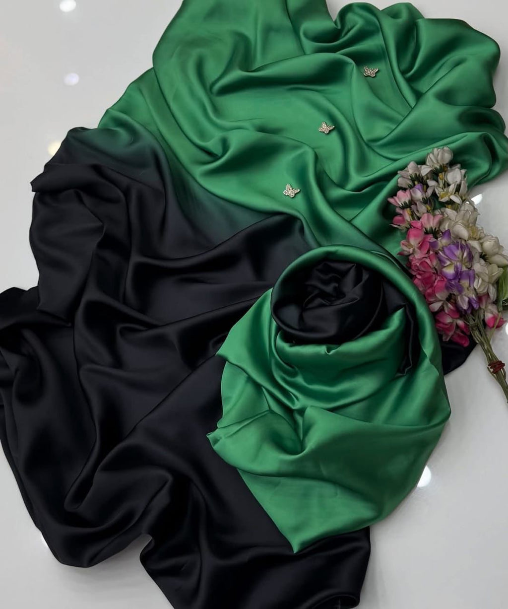 DIGITAL PRINT 3PC SILK UNSTITCHED SUIT 104