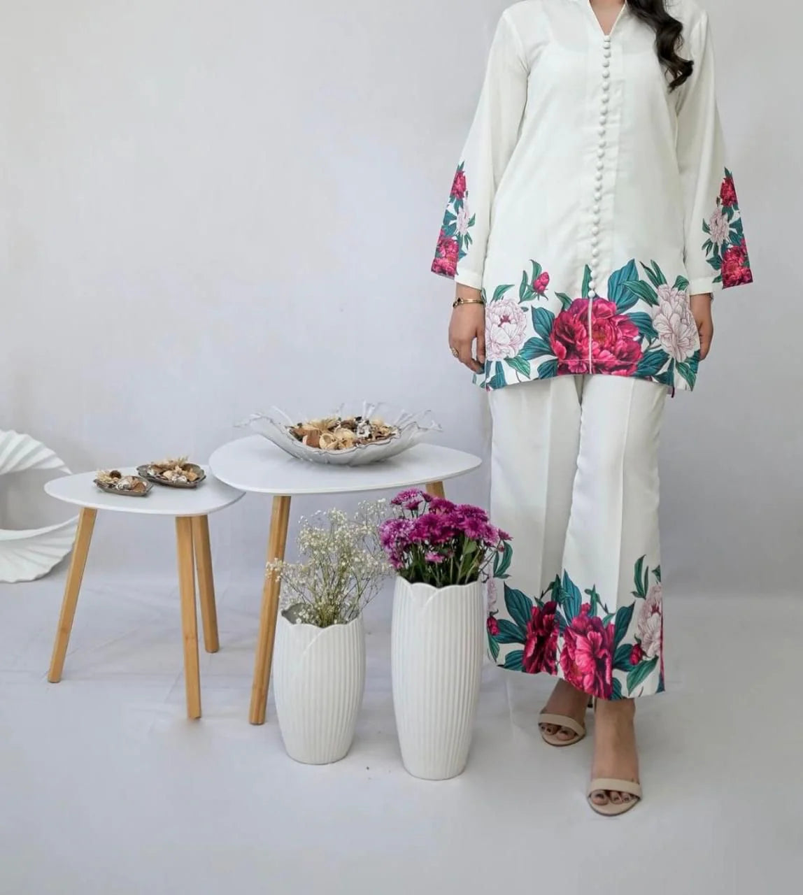 DIGITAL PRINT 3PC SILK UNSTITCHED SUIT 65