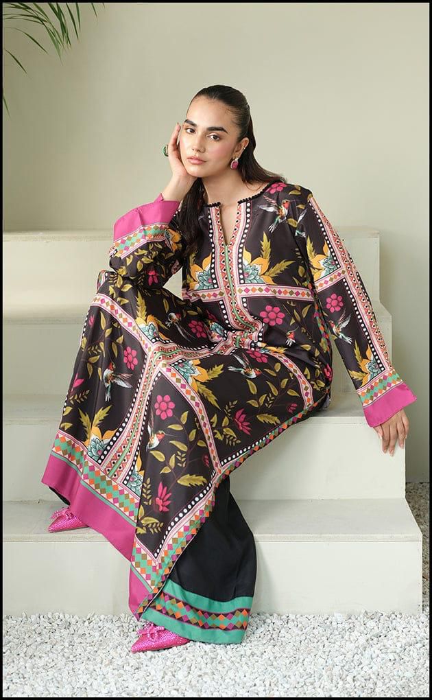 DIGITAL PRINT 3PC SILK UNSTITCHED SUIT 67