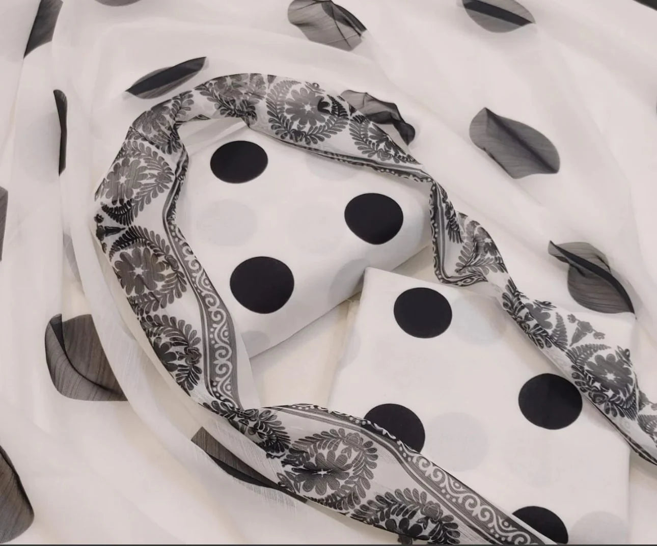 Digital Printed 3 Piece Swiss With Silk Dupatta Collection 48