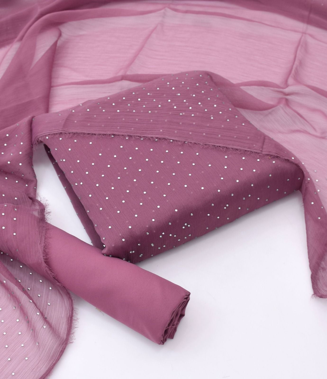 Stone Shifoon 3-Piece Suit - Lalaik