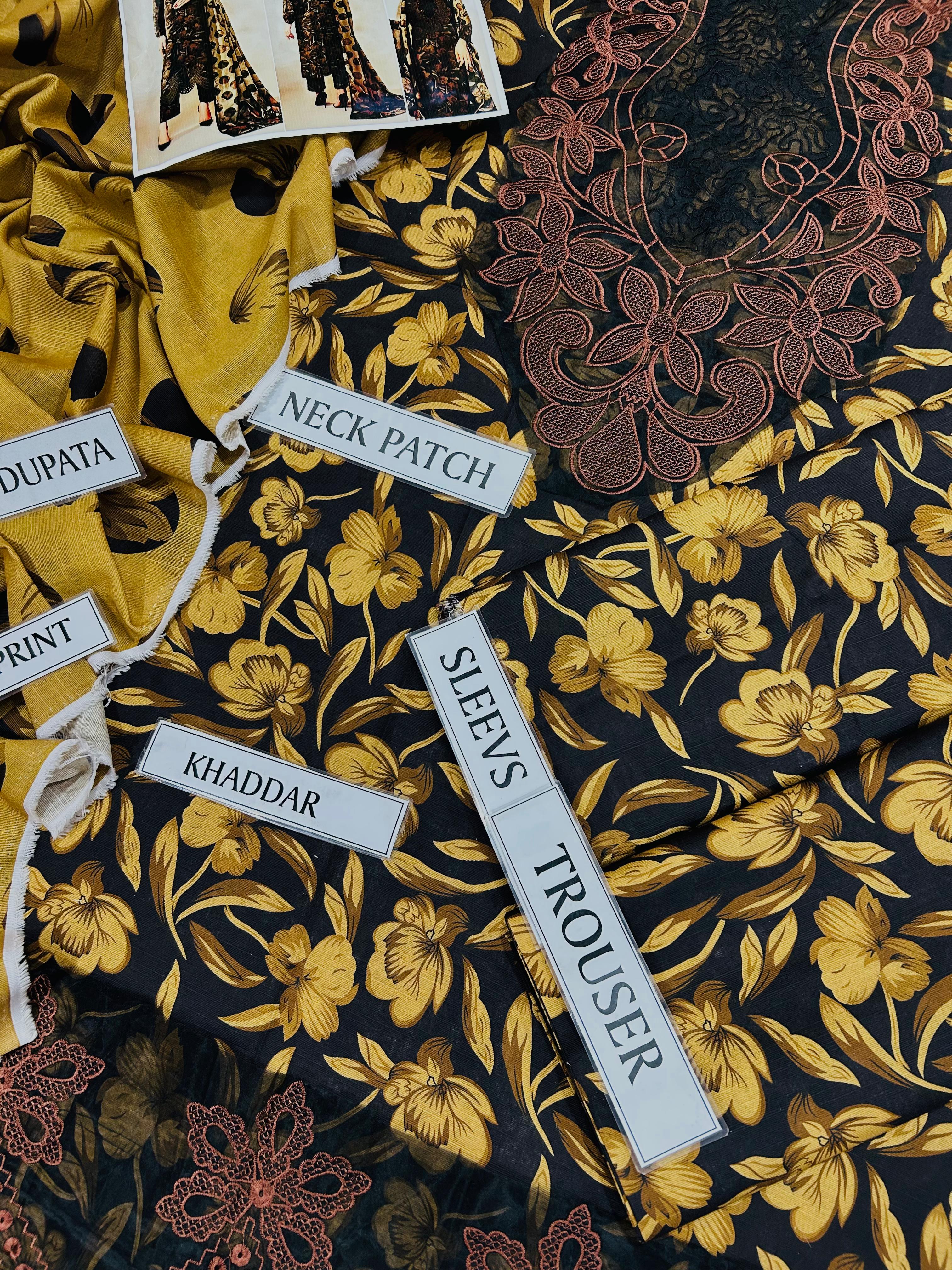 BAROQUE KHADDAR 3PC WITH EMBROIDERED PATCHES 04