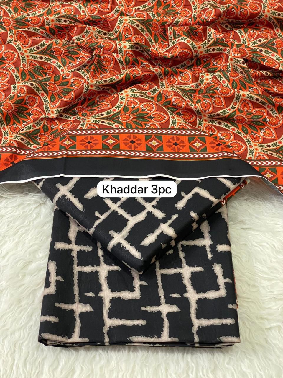 BINSAEED Winter Bloom (Printed Khaddar 3PC)