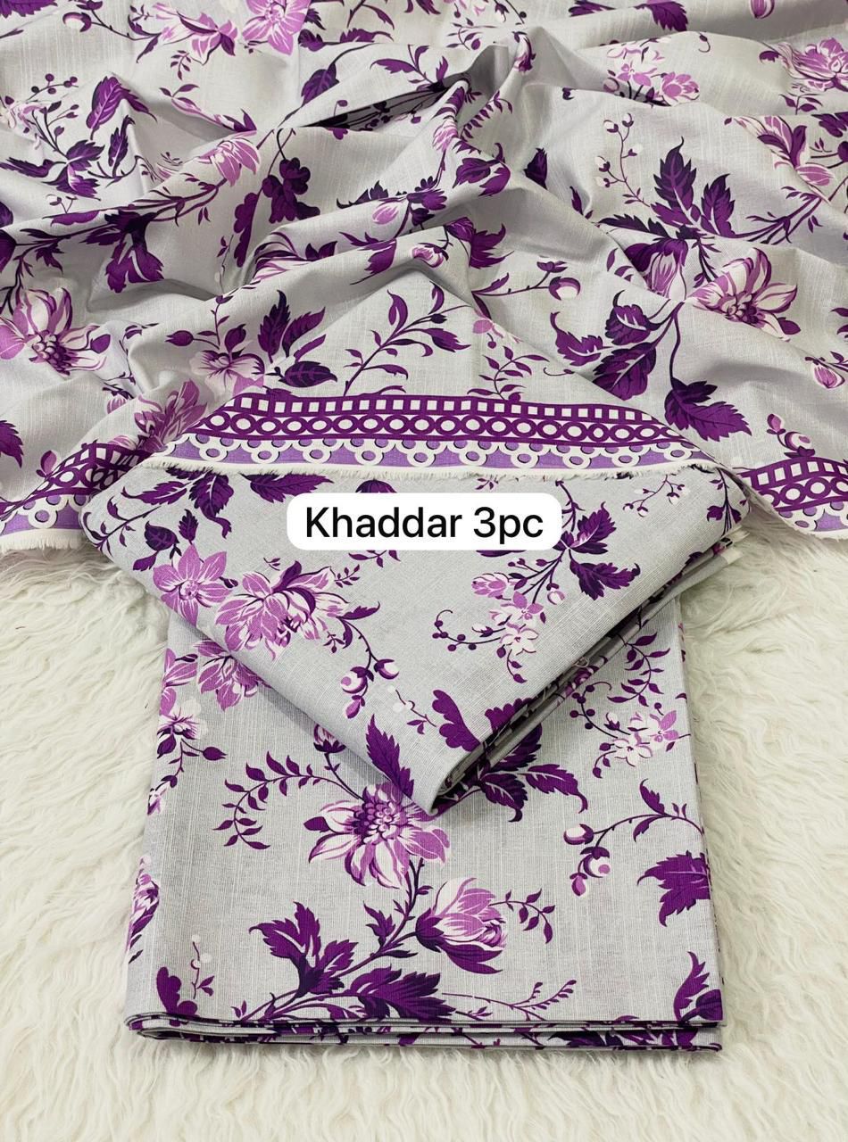 BINSAEED Winter Bloom (Printed Khaddar 3PC)