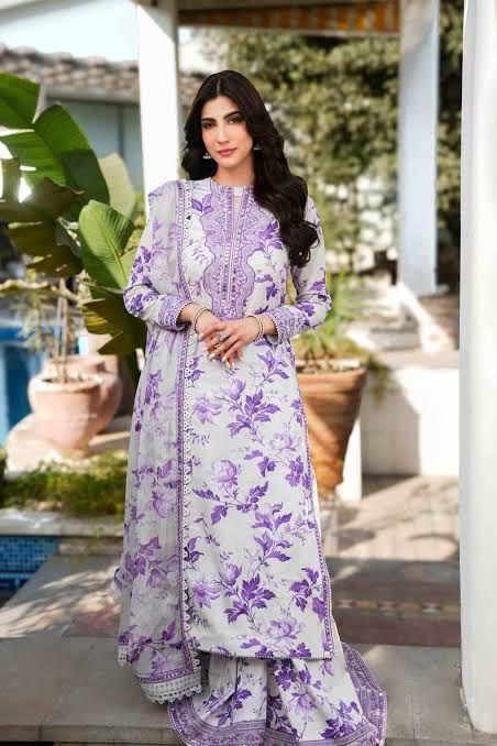 BINSAEED Winter Bloom (Printed Khaddar 3PC)