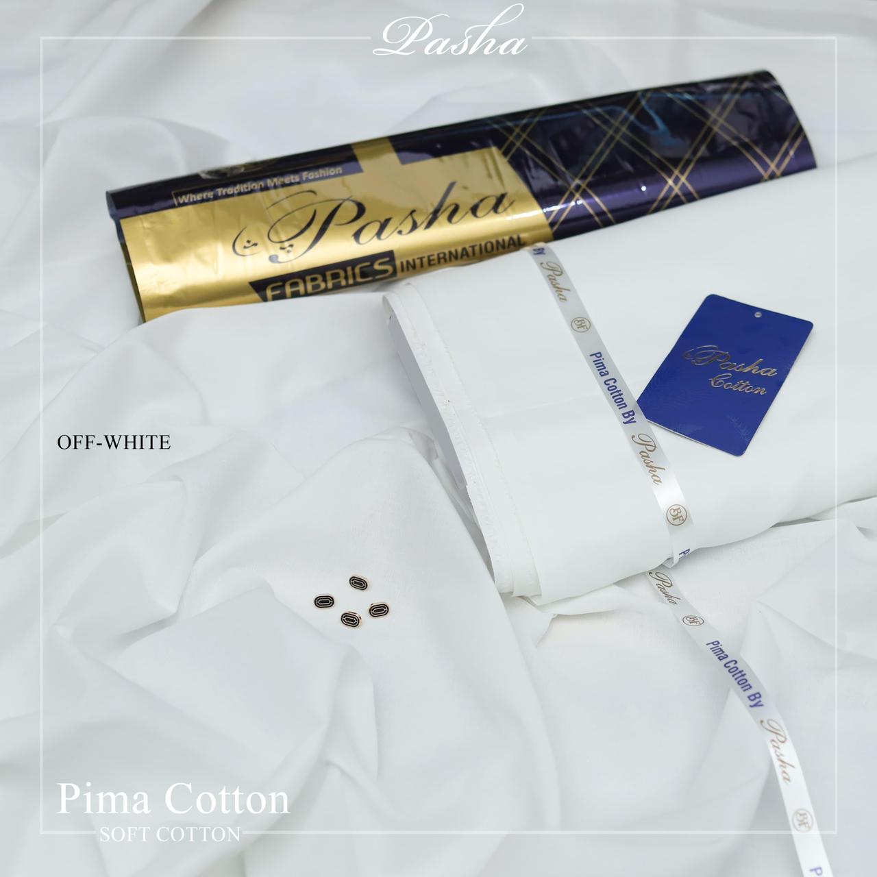 Pasha's Premium Soft Cotton Off-White
