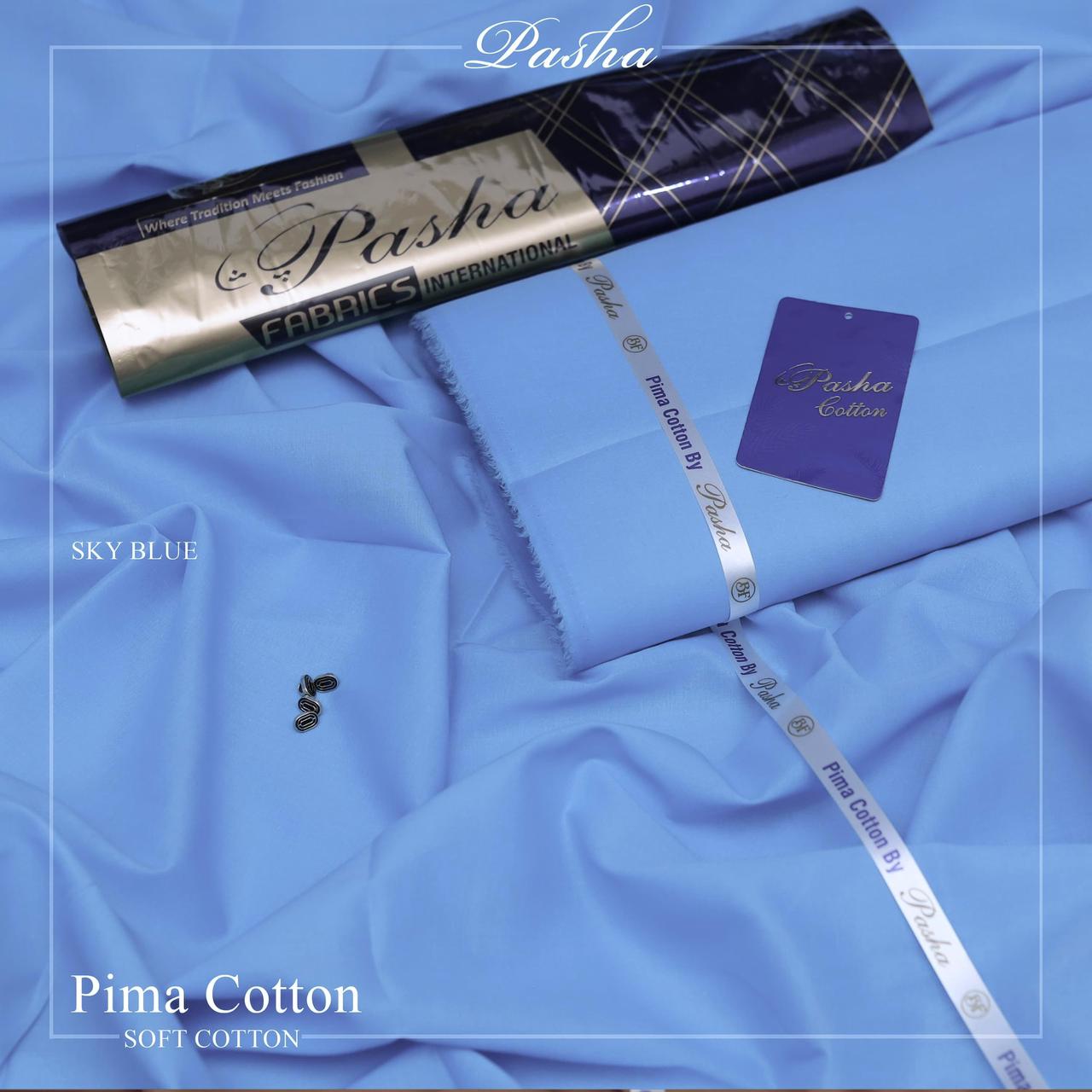 Pasha's Premium Soft Cotton Sky Blue
