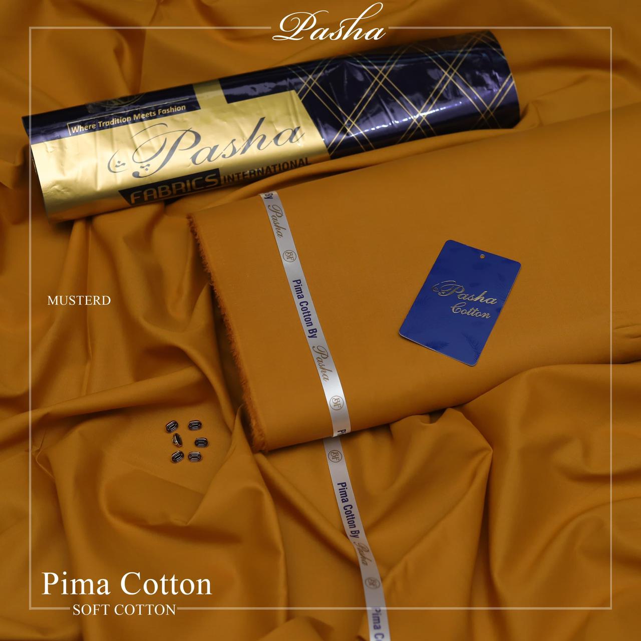 Pasha's Premium Soft Cotton Mustard