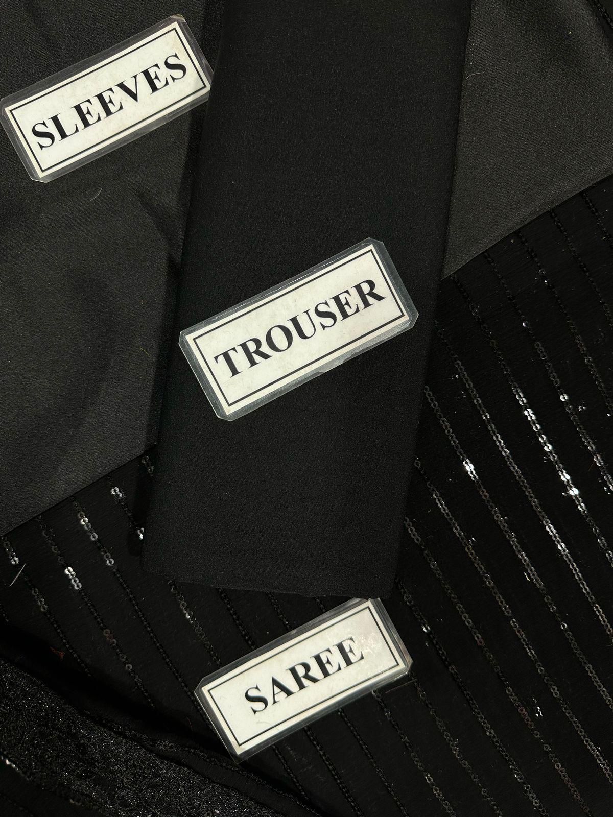 Semi-Pure Chiffon Sequence Saree