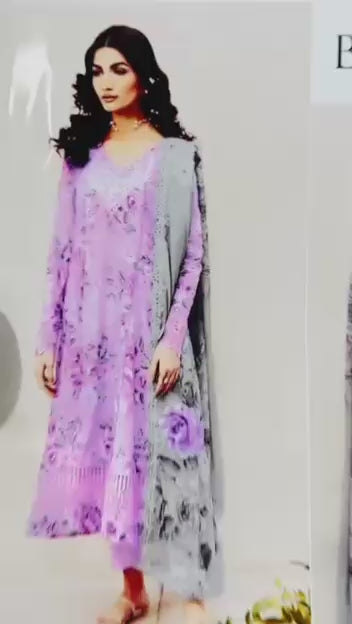 BAROQUE KHADDAR 3PC WITH EMBROIDERED PATCHES 08