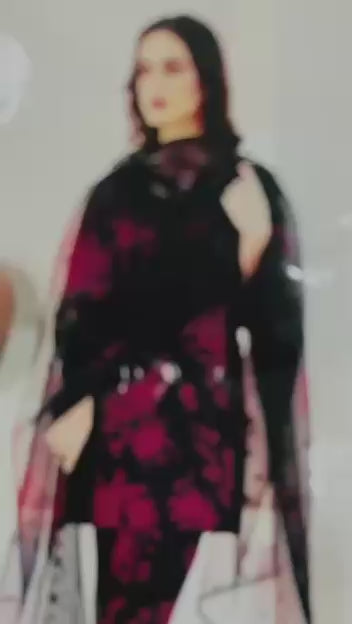 BAROQUE KHADDAR 3PC WITH EMBROIDERED PATCHES 09